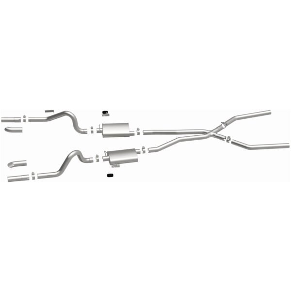 MagnaFlow 1967-1970福特野馬街道系列橫樑後效能排氣系統