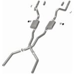 MagnaFlow 1967-1970福特野馬街道系列橫樑後效能排氣系統