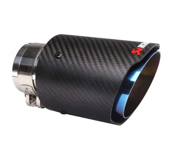 汽車尾喉咀-54-89mm直邊啞光纖維烤藍