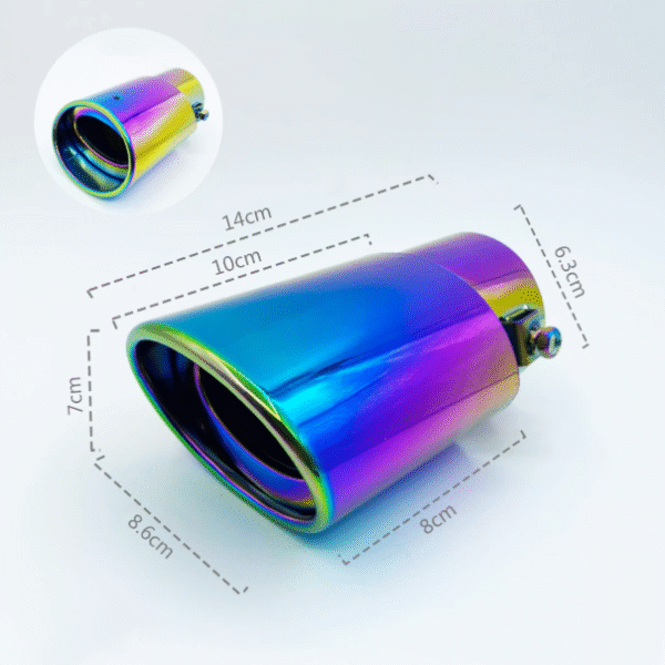 汽車尾喉咀-橢圓全彩直通用款