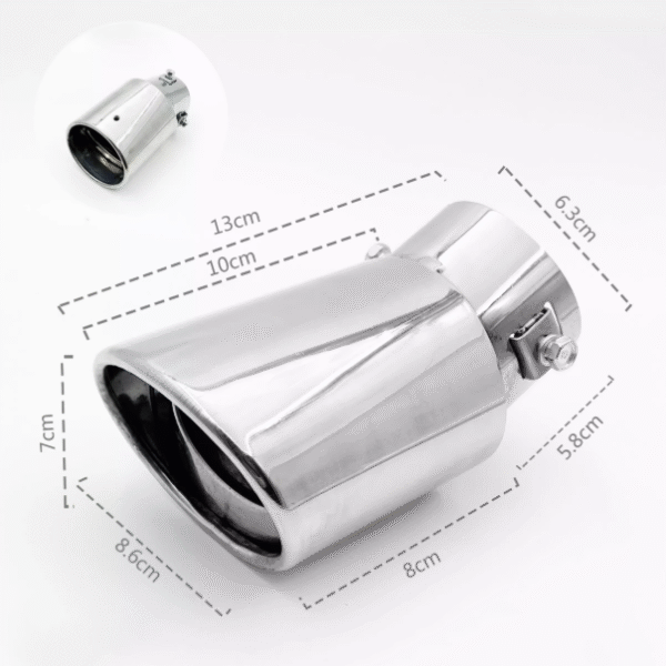 汽車尾喉咀-橢圓白金彎通用款