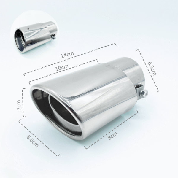 汽車尾喉咀-橢圓白金直通用款