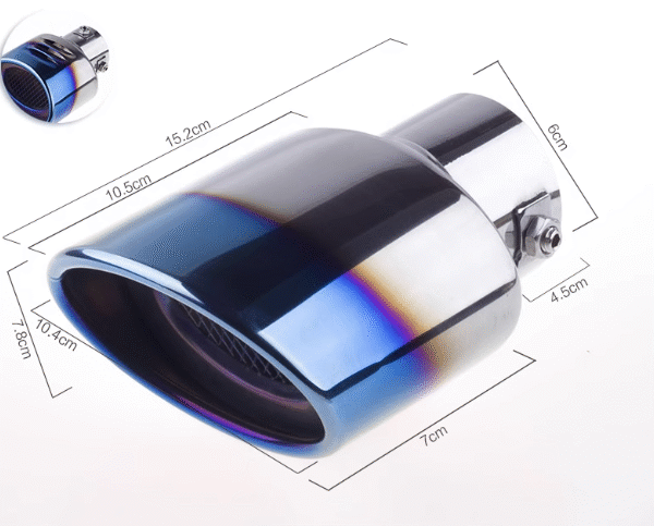汽車尾喉咀-烤藍直帶網升級款